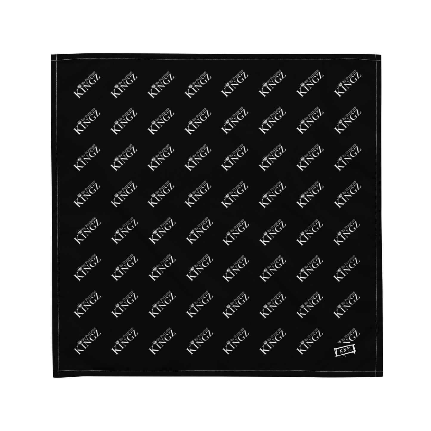 Kingz By Purpose White Bandana