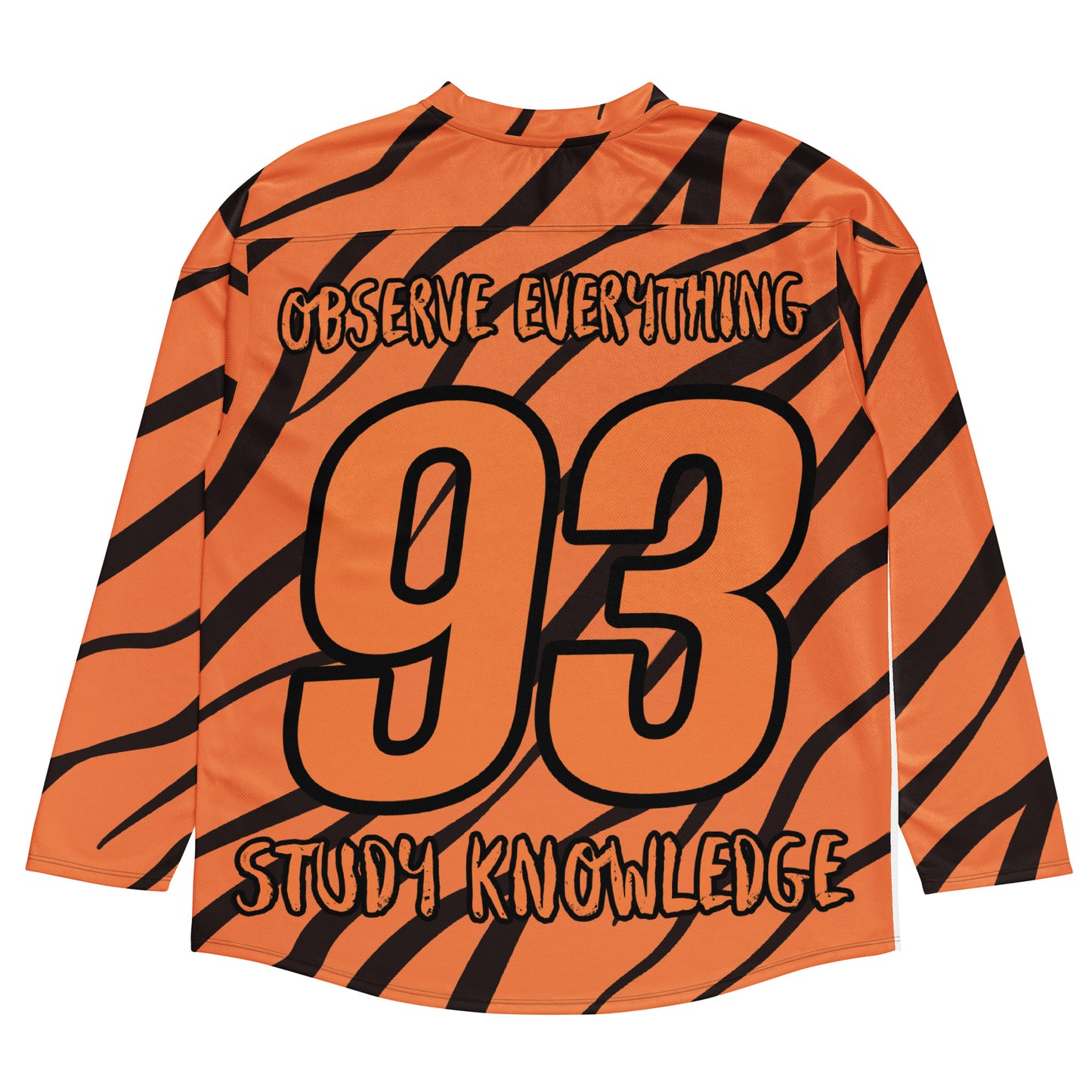 OESK Brand Tiger Style Hockey Jersey