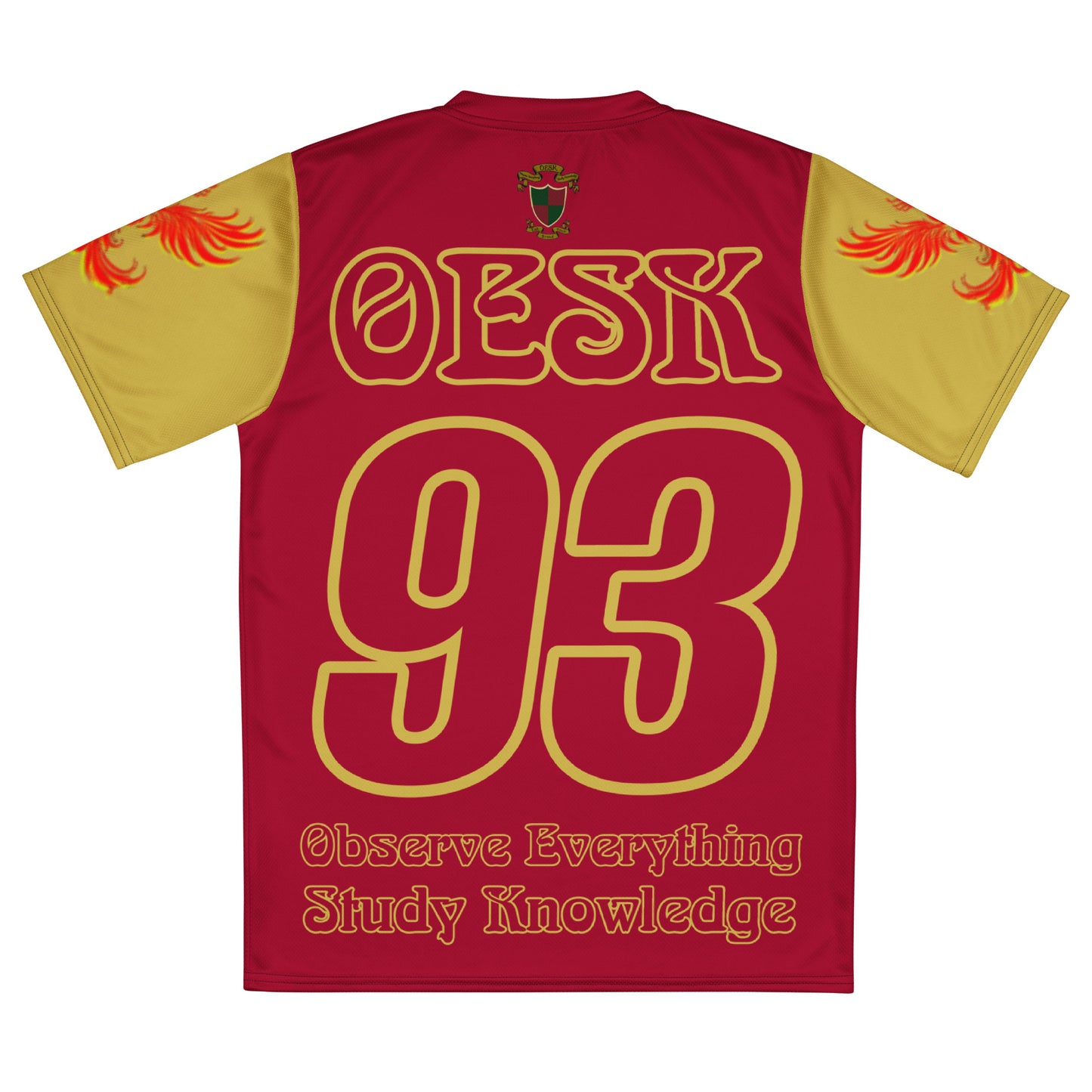 OESK Brand Home Color Rush/“Midas Touch” Sports Jersey