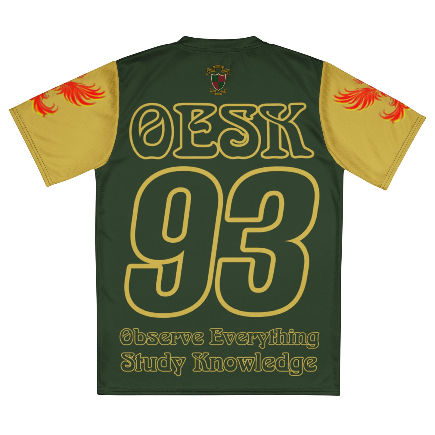 OESK Brand Home Alt. Color Rush/“Midas Touch” Sports Jersey