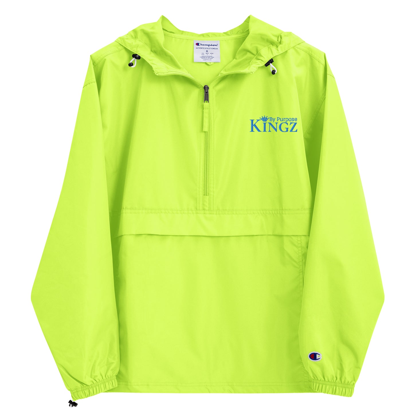 Kingz By Purpose ‘Aqua/Teal’ Packable Jacket (By Champion)