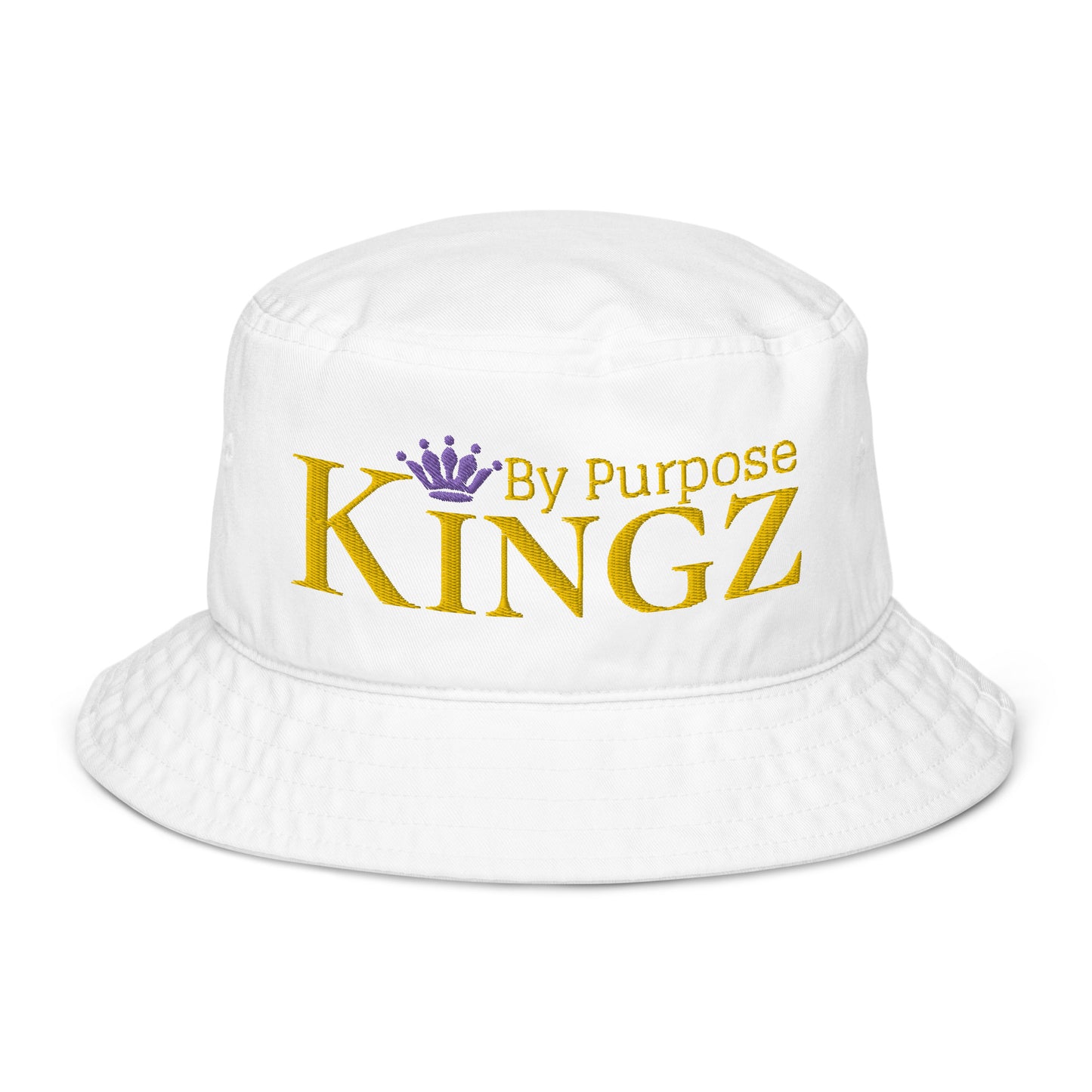 Kingz By Purpose Royal Combo (Gold/Gold/Purple) Organic Bucket Hat