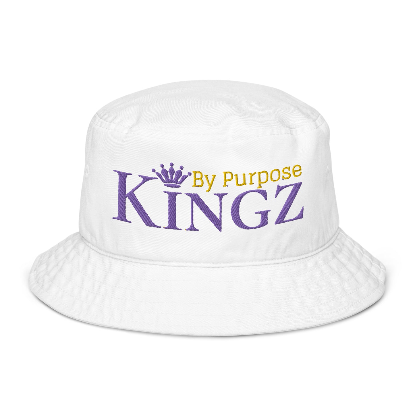 Kingz By Purpose Royal Combo (Purple/Gold/Purple) Organic Bucket Hat