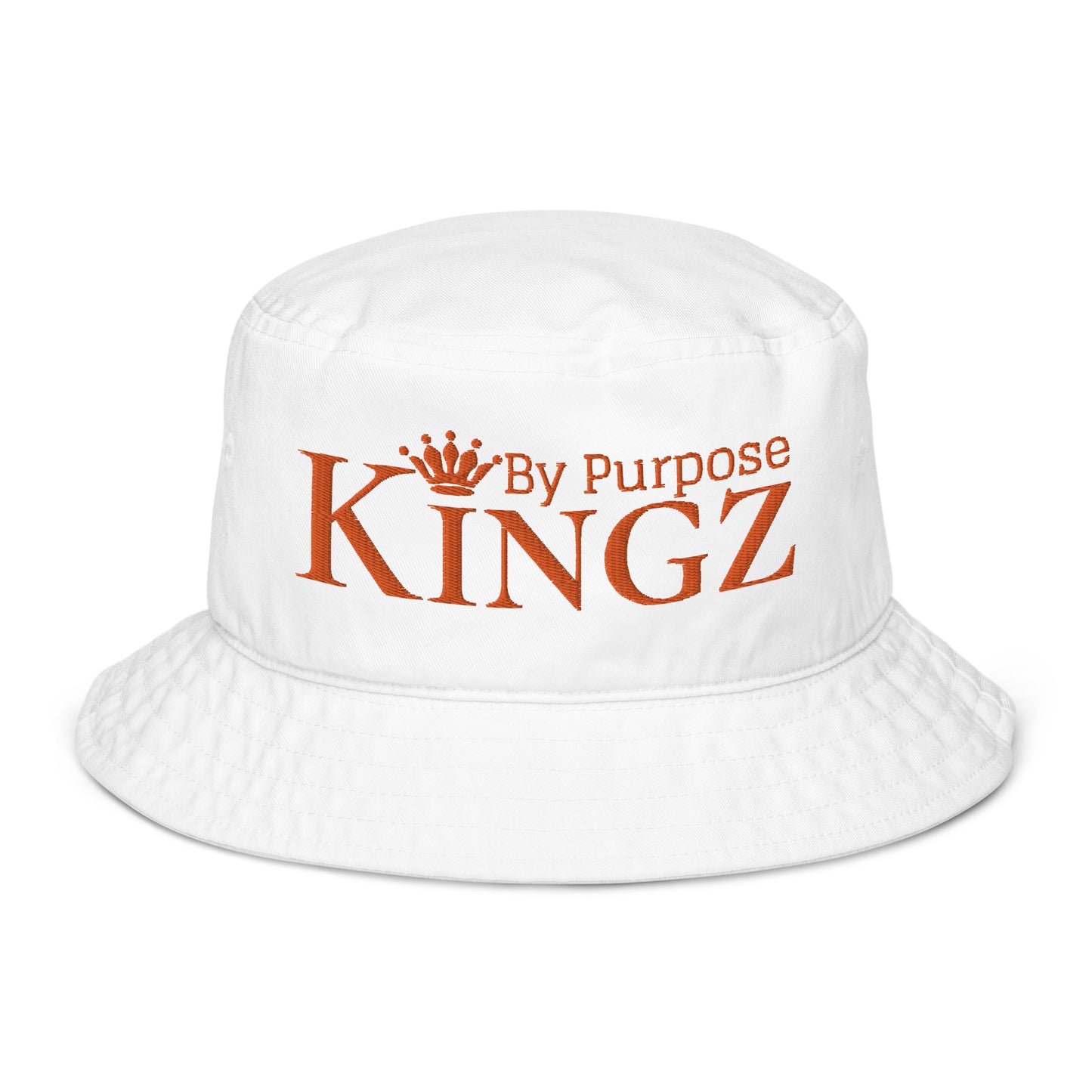 Kingz By Purpose Orange Organic Bucket Hat