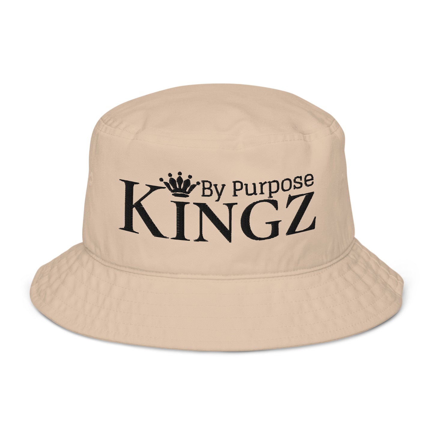 Kingz By Purpose Black Organic Bucket Hat