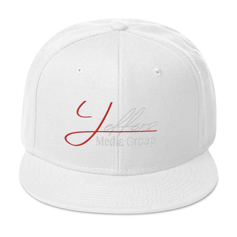 Jeffers Media Group Red J/White (Snapback)