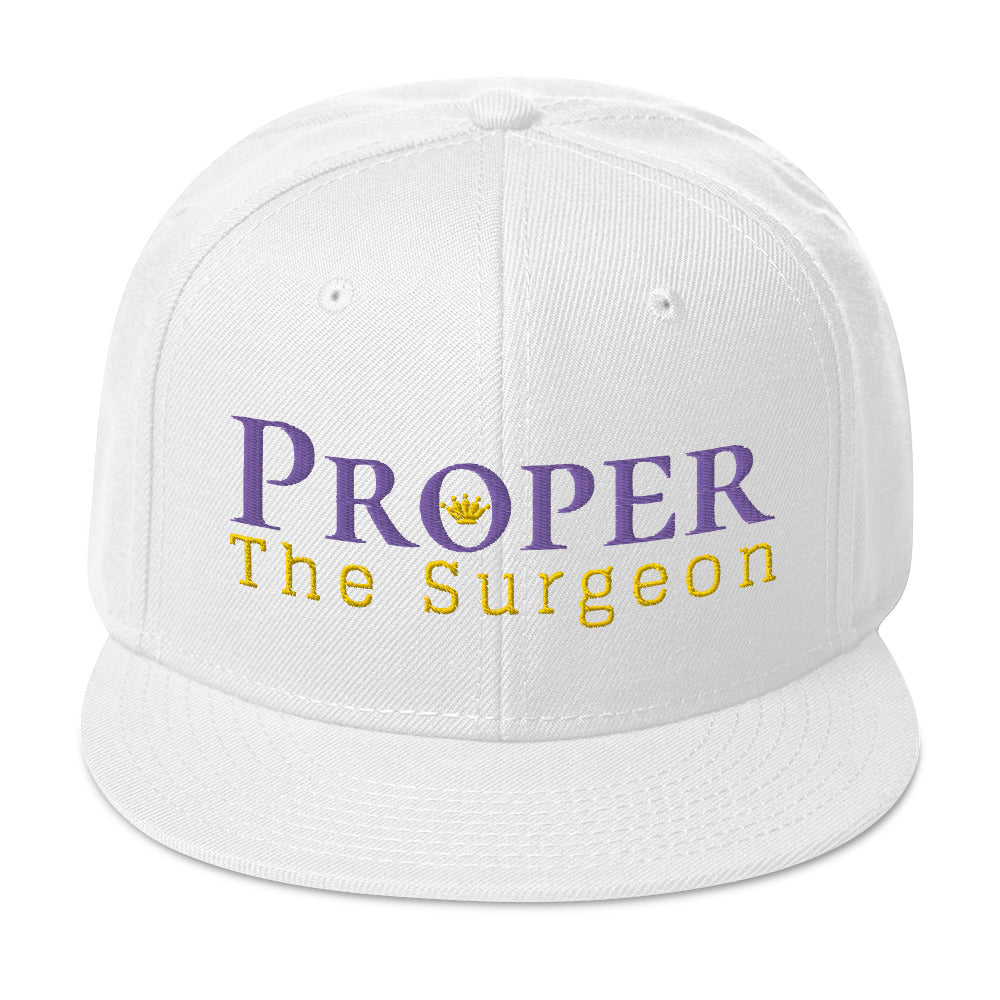 Proper The Surgeon Royal Combo (Purple/Gold/Gold) II Snapback Hat