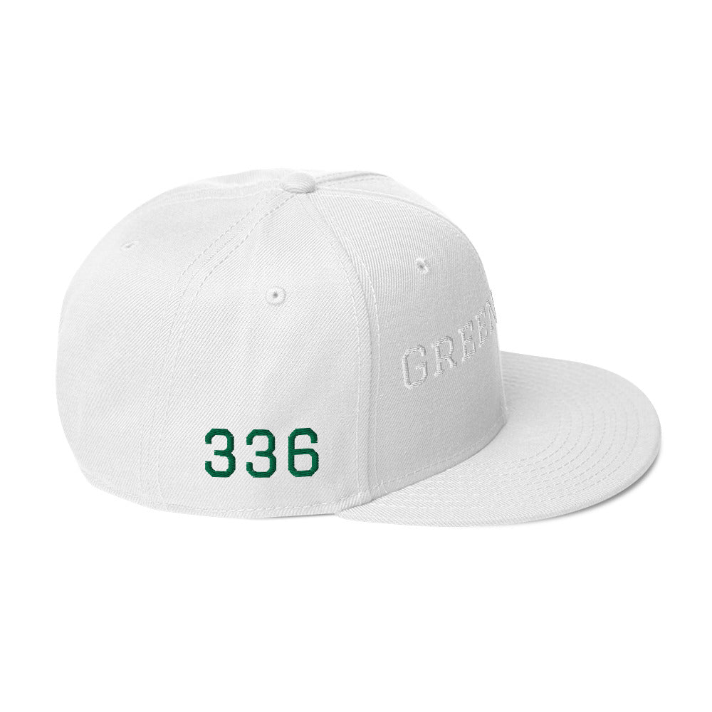 Greensboro ‘White/Kelly Green’ (Snapback)