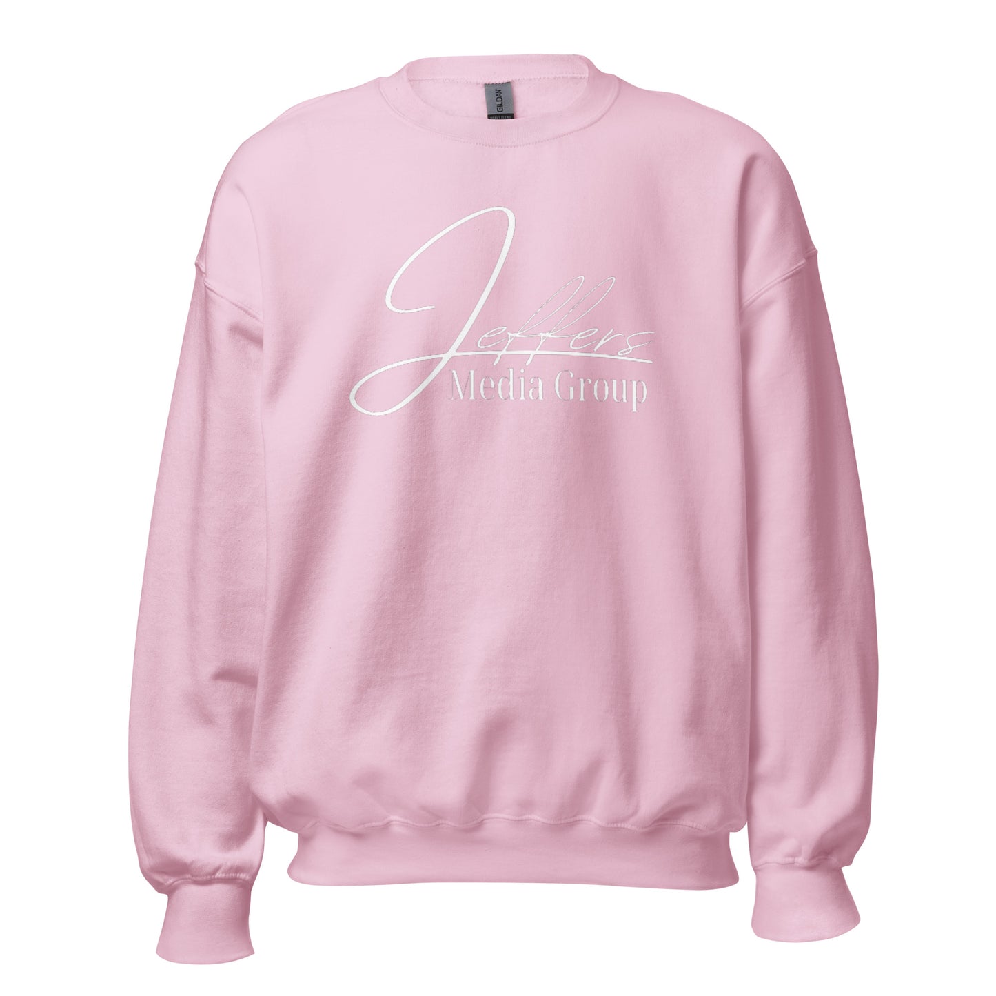 Weißes Sweatshirt der Jeffers Media Group