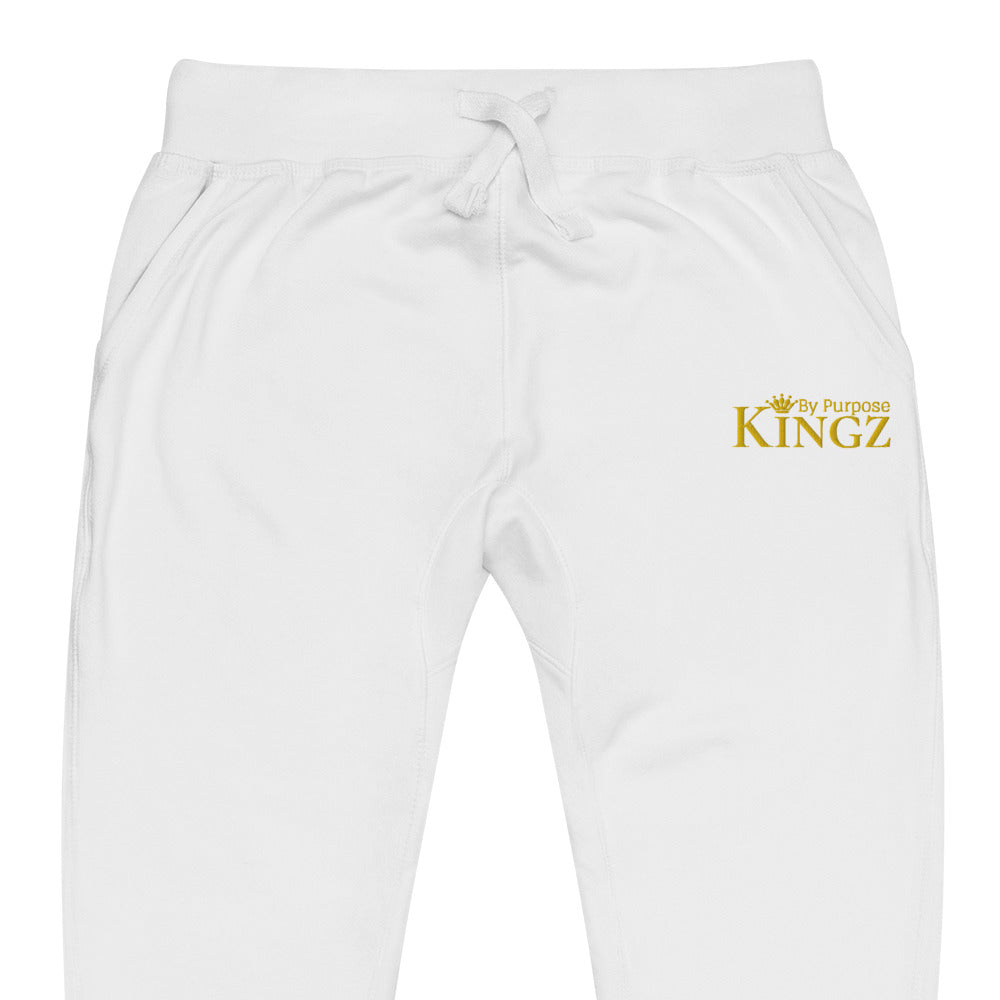 Kingz By Purpose Royal Gold Fleece Sweatpants