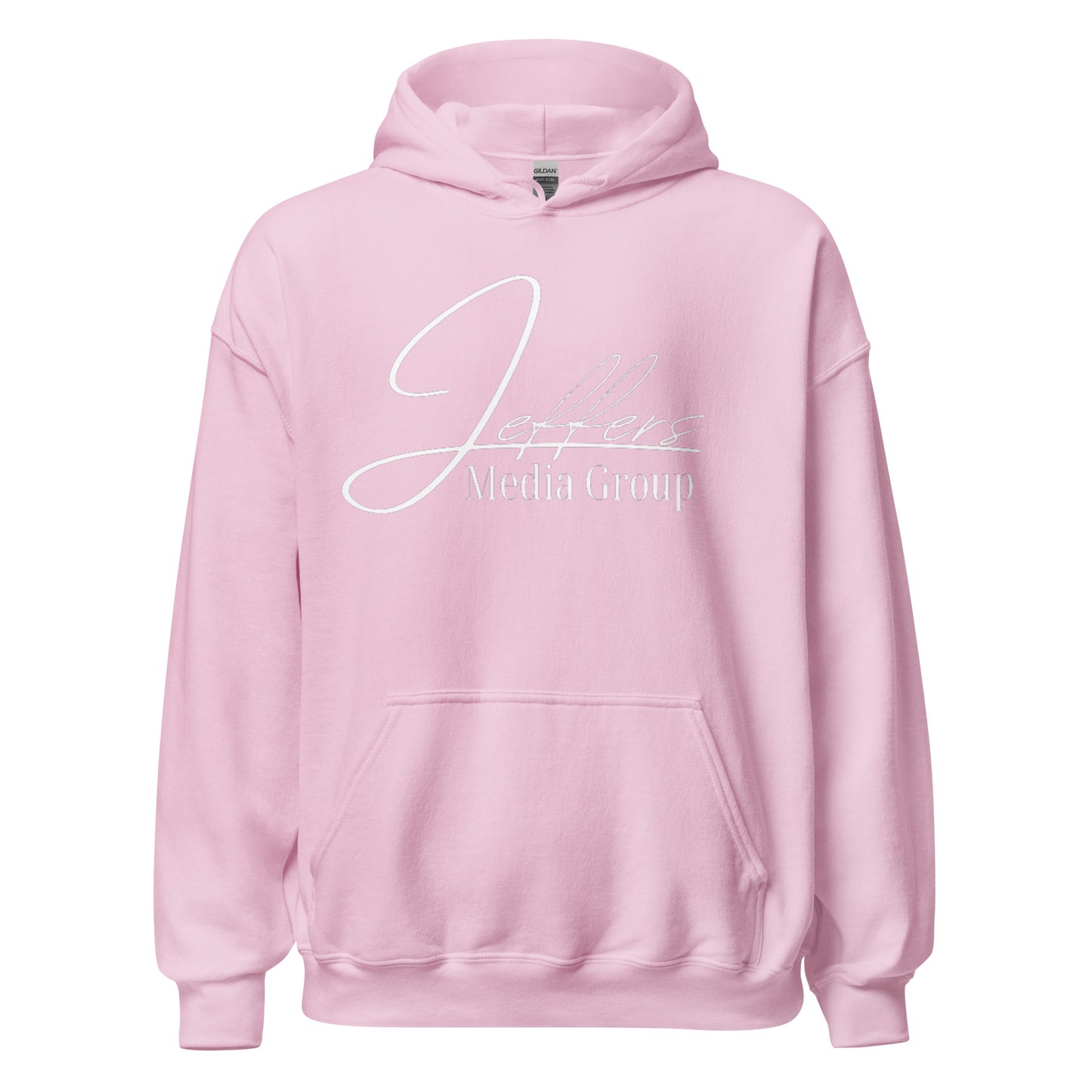 Jeffers Media Group White Hoodie