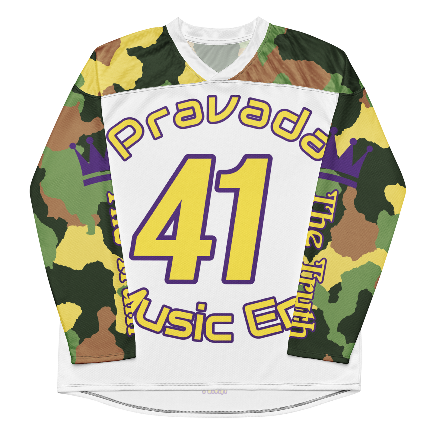 Pravada Music Entertainment (Falcen) Hockey Jersey [White]