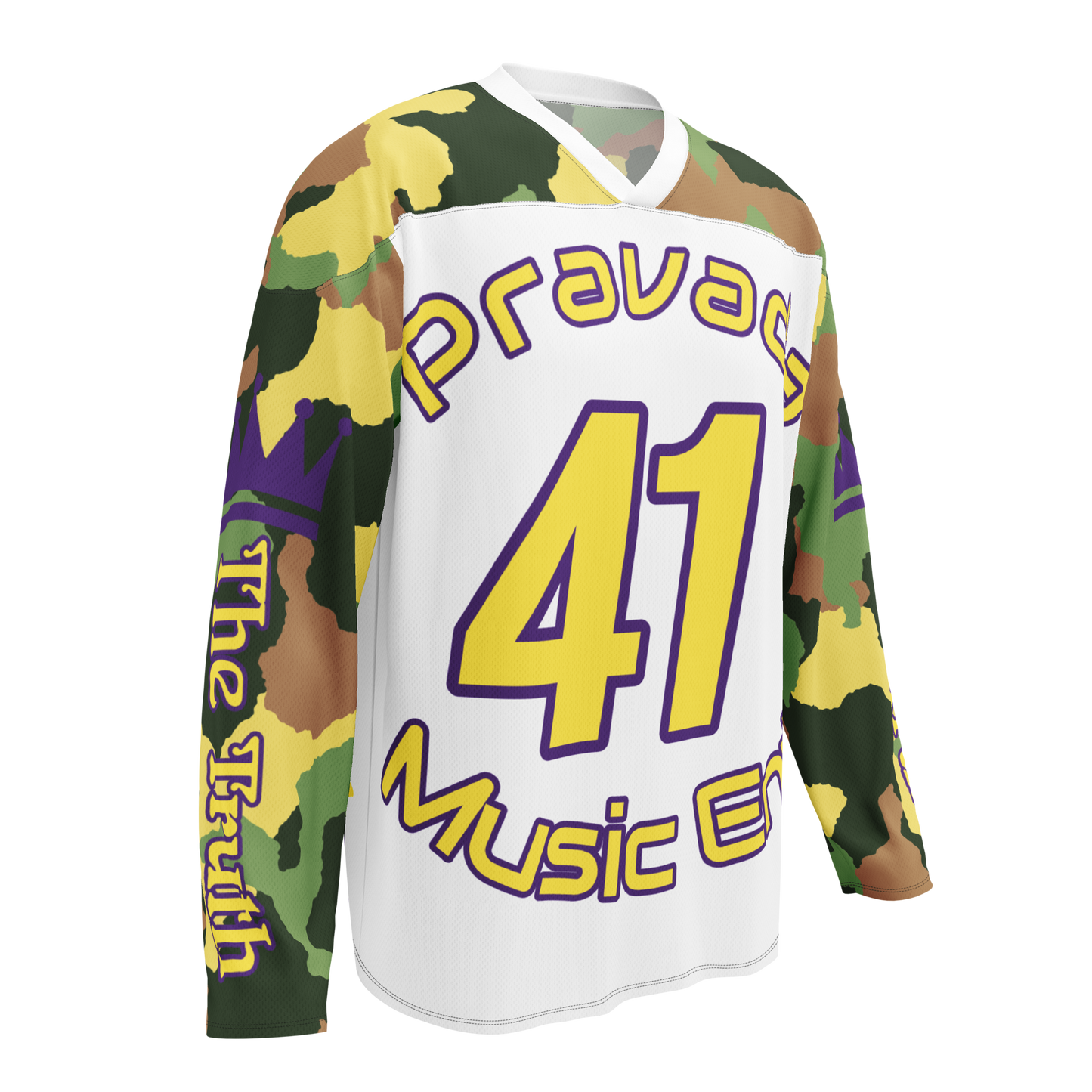 Pravada Music Entertainment (Falcen) Hockey Jersey [White]