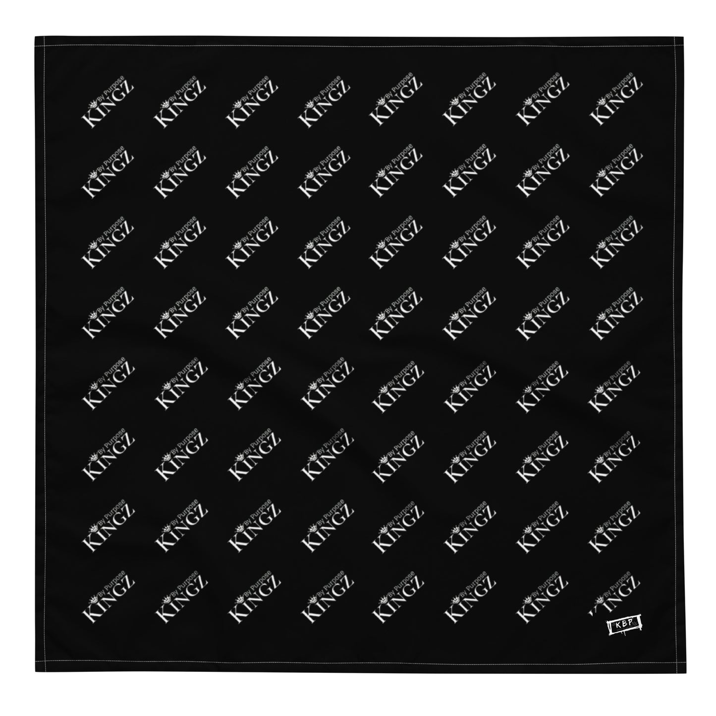 Kingz By Purpose White Bandana