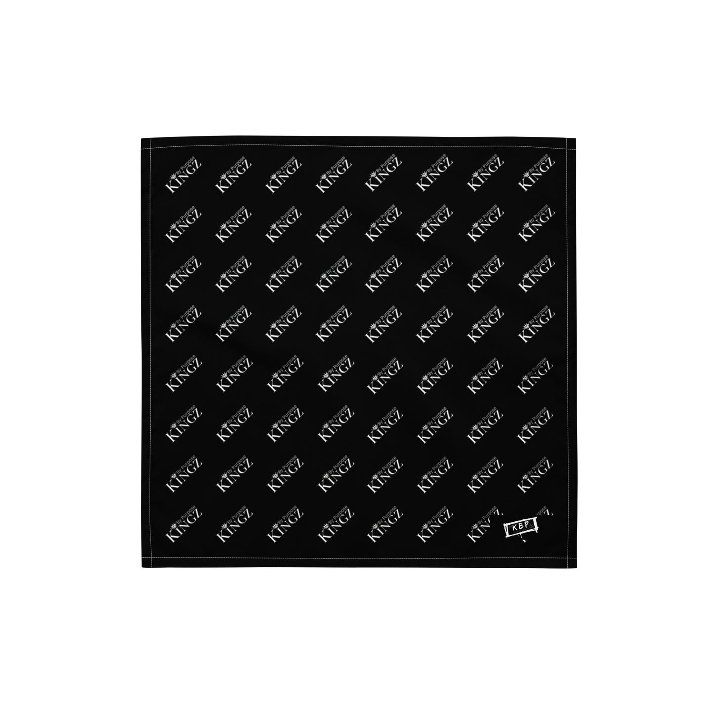 Kingz By Purpose White Bandana