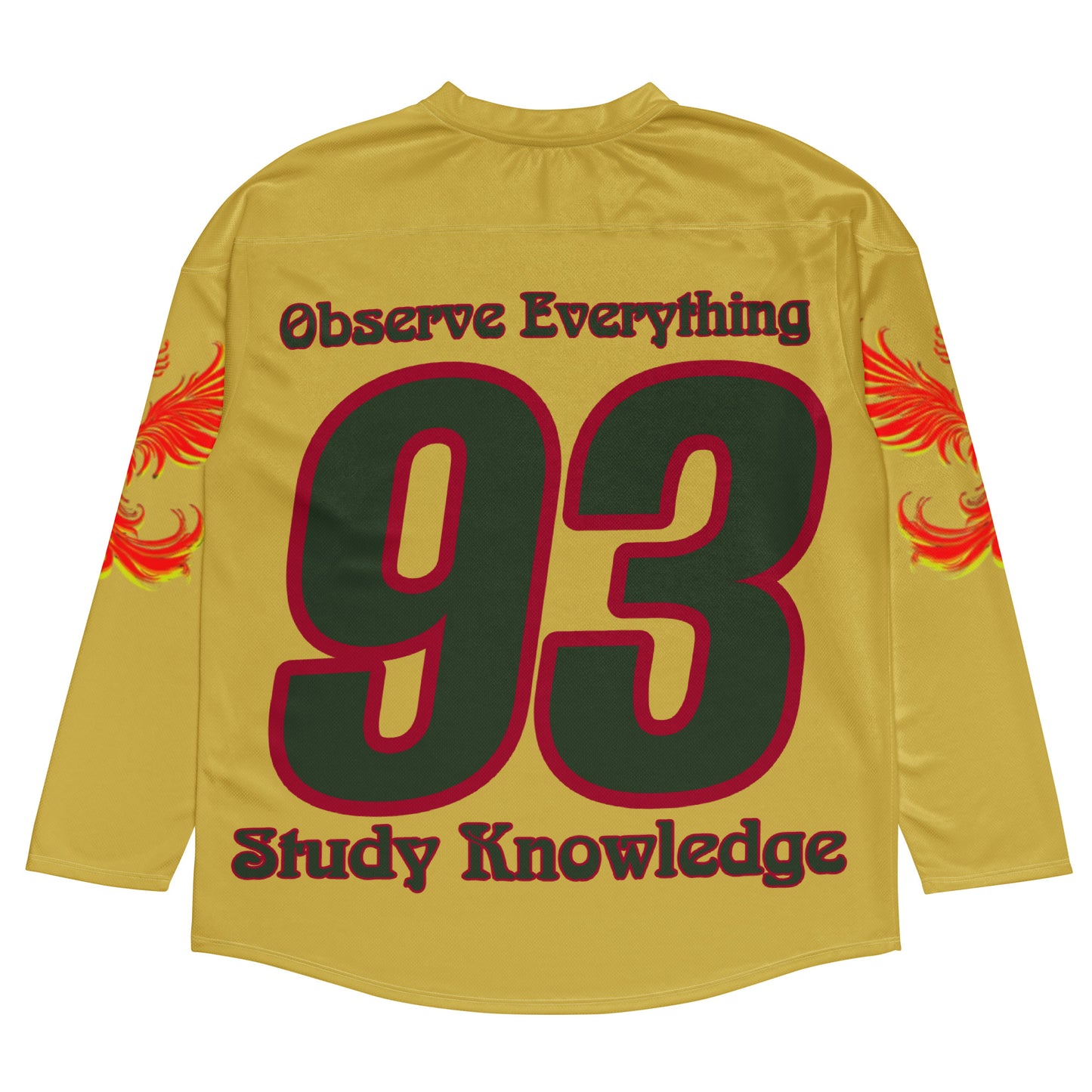 OESK Brand Gold Rush Inverse Hockey Jersey
