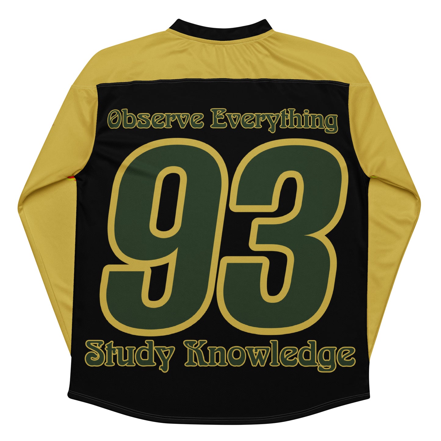 OESK Brand Blackout Alt. “Midas Touch” Hockey Jersey