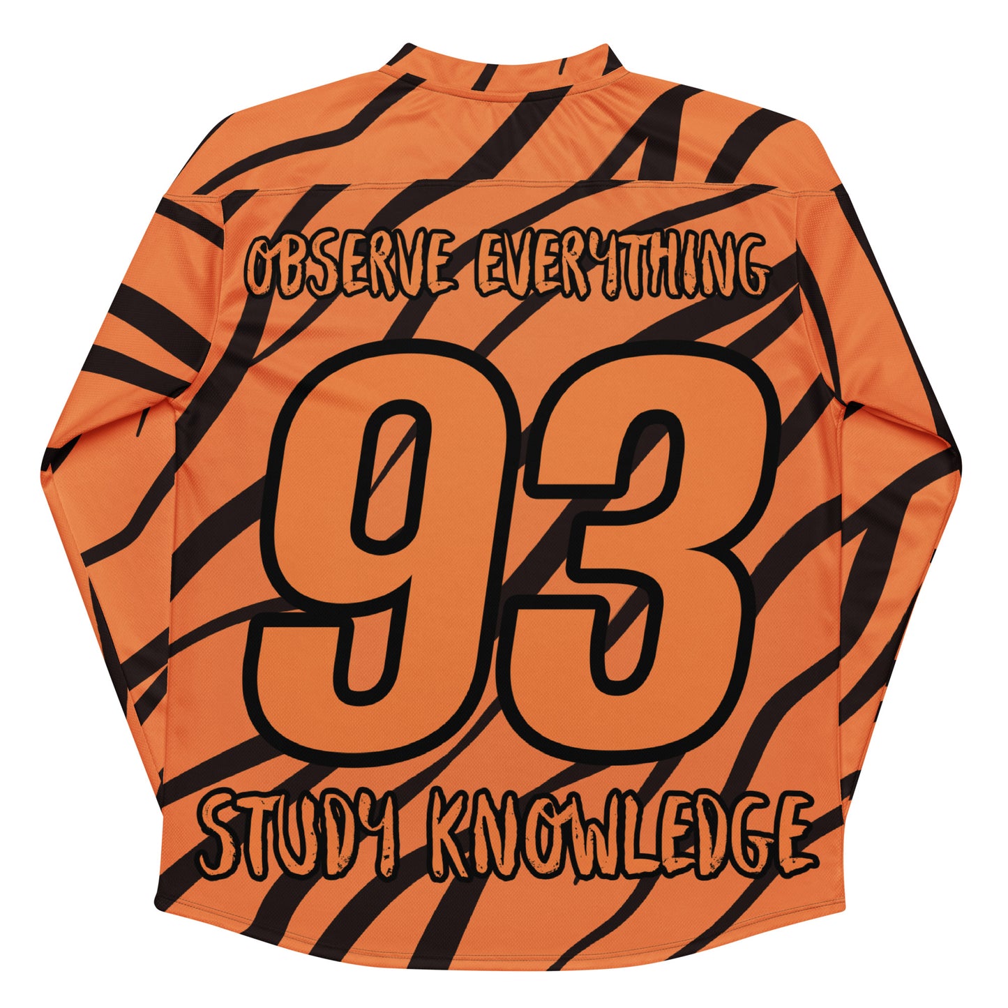 OESK Brand Tiger Style Hockey Jersey