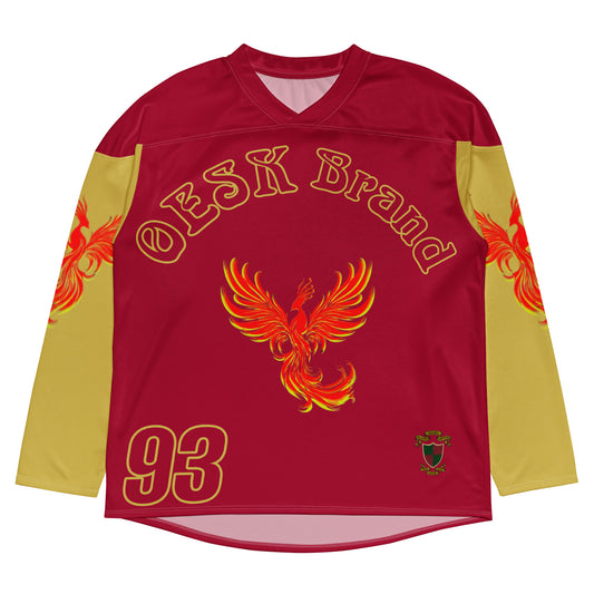 OESK Brand Home Alt. Color Rush/“Midas Touch” Hockey Jersey