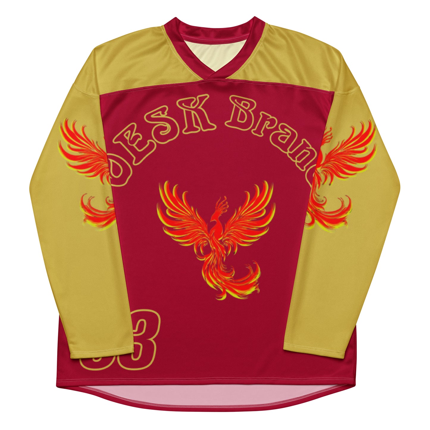 OESK Brand Home Alt. Color Rush II/“Midas Touch” Hockey Jersey