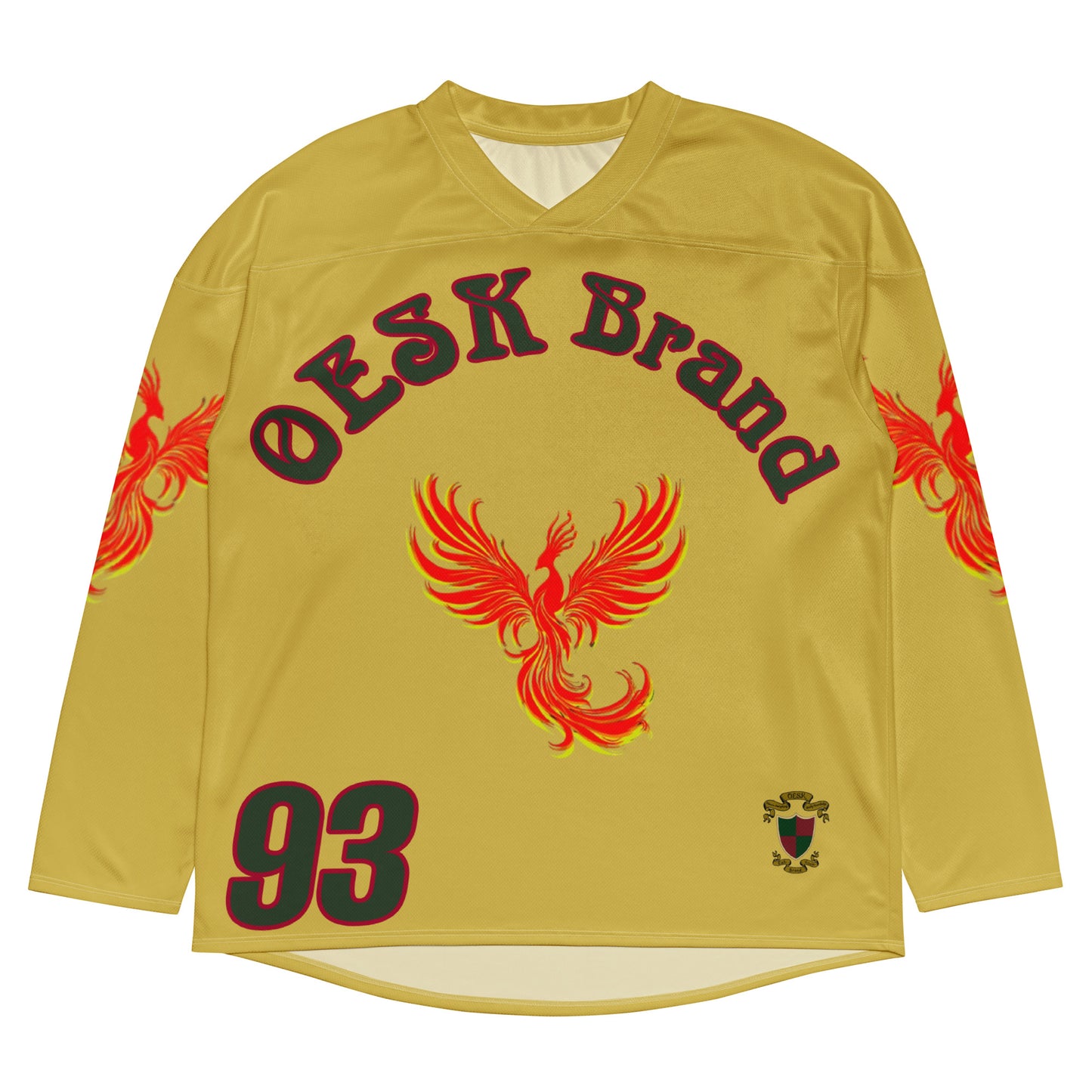 OESK Brand Gold Rush Inverse Hockey Jersey