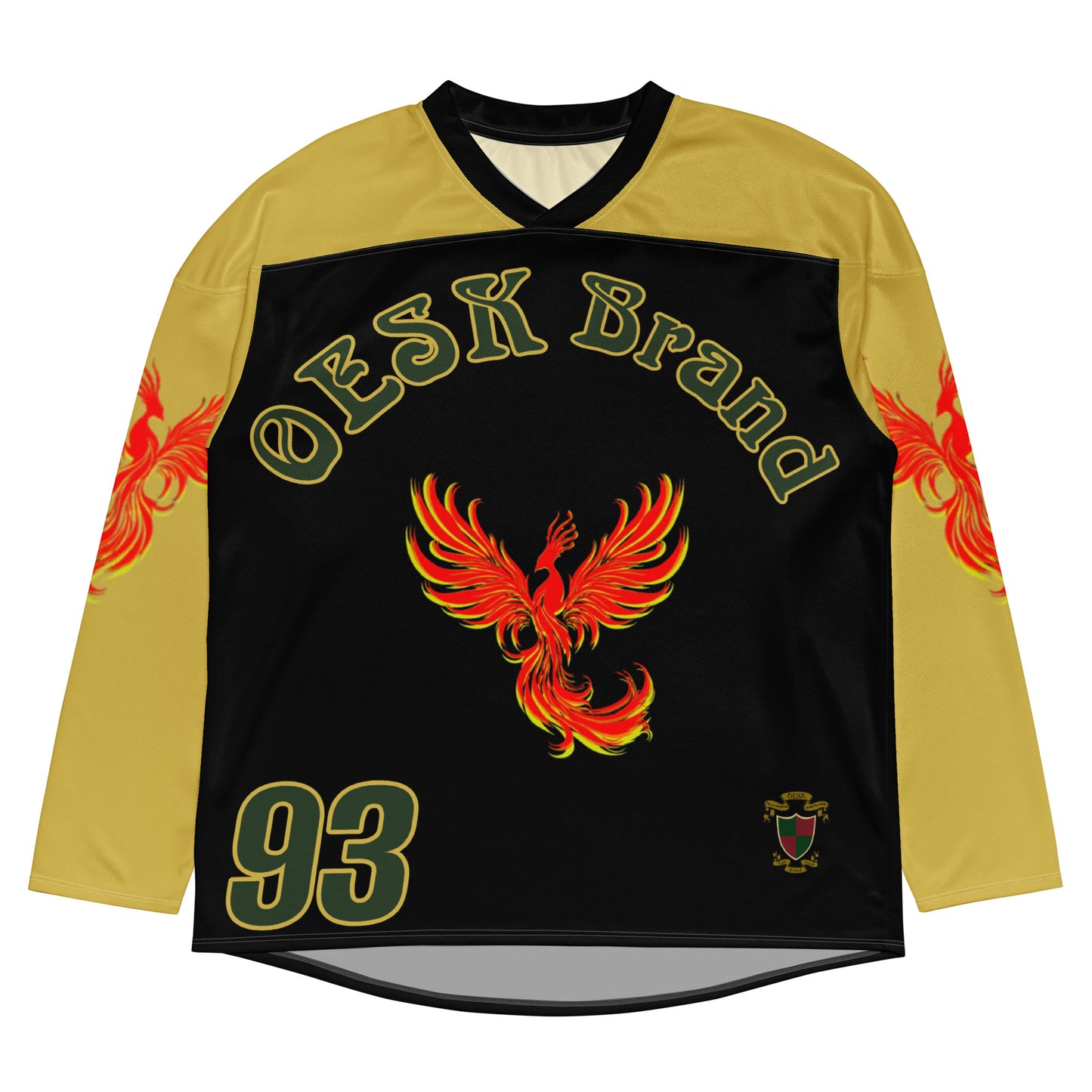 OESK Brand Blackout Alt. “Midas Touch” Hockey Jersey