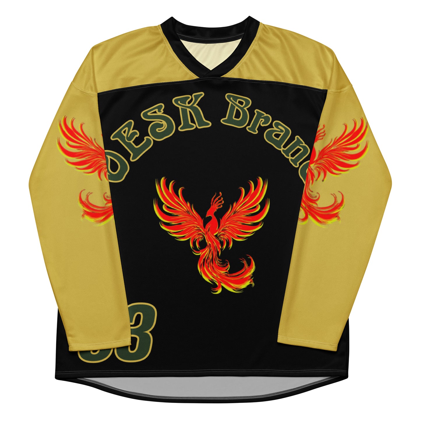 OESK Brand Blackout Alt. “Midas Touch” Hockey Jersey