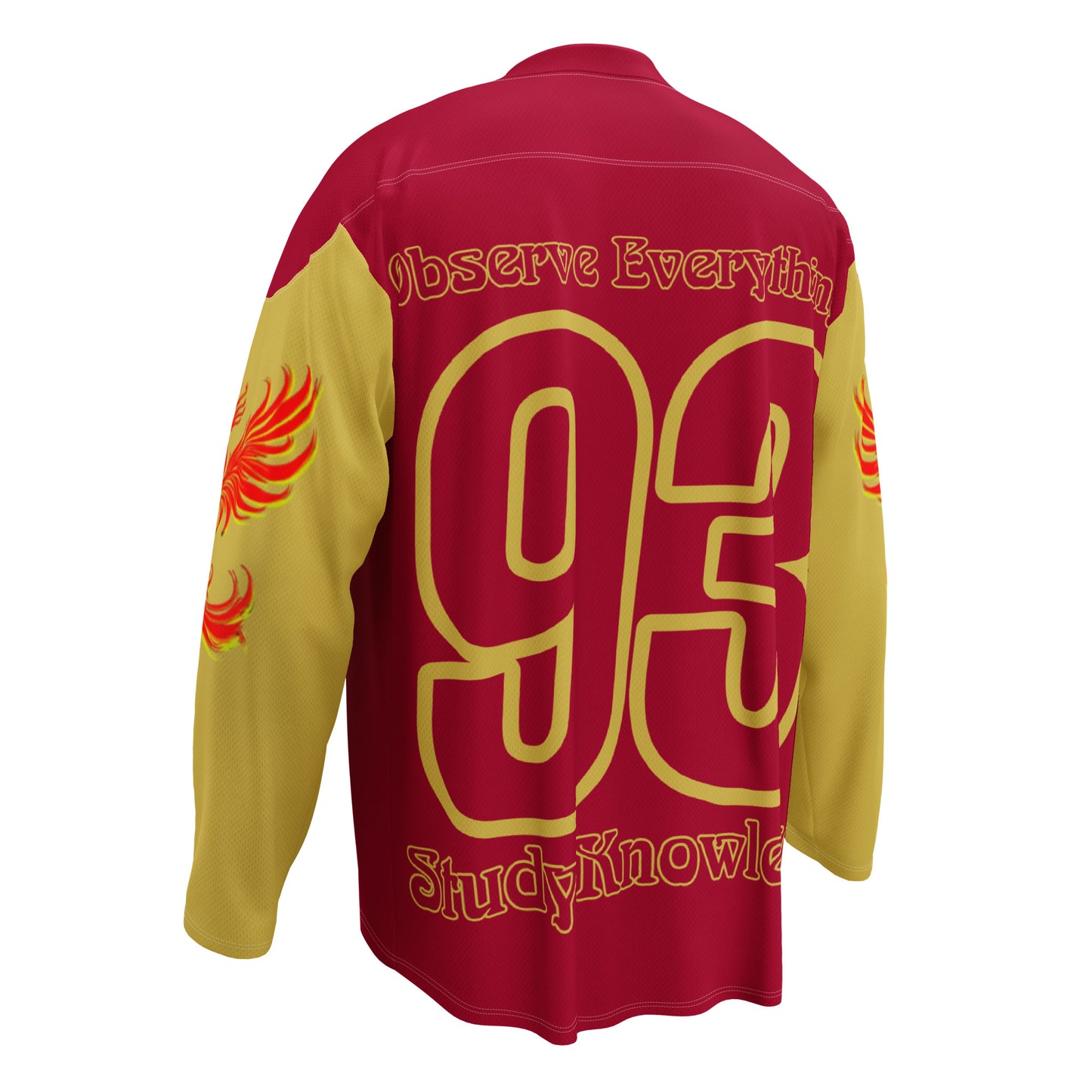 Camiseta de hockey OESK Brand Home Color Rush/“Midas Touch”