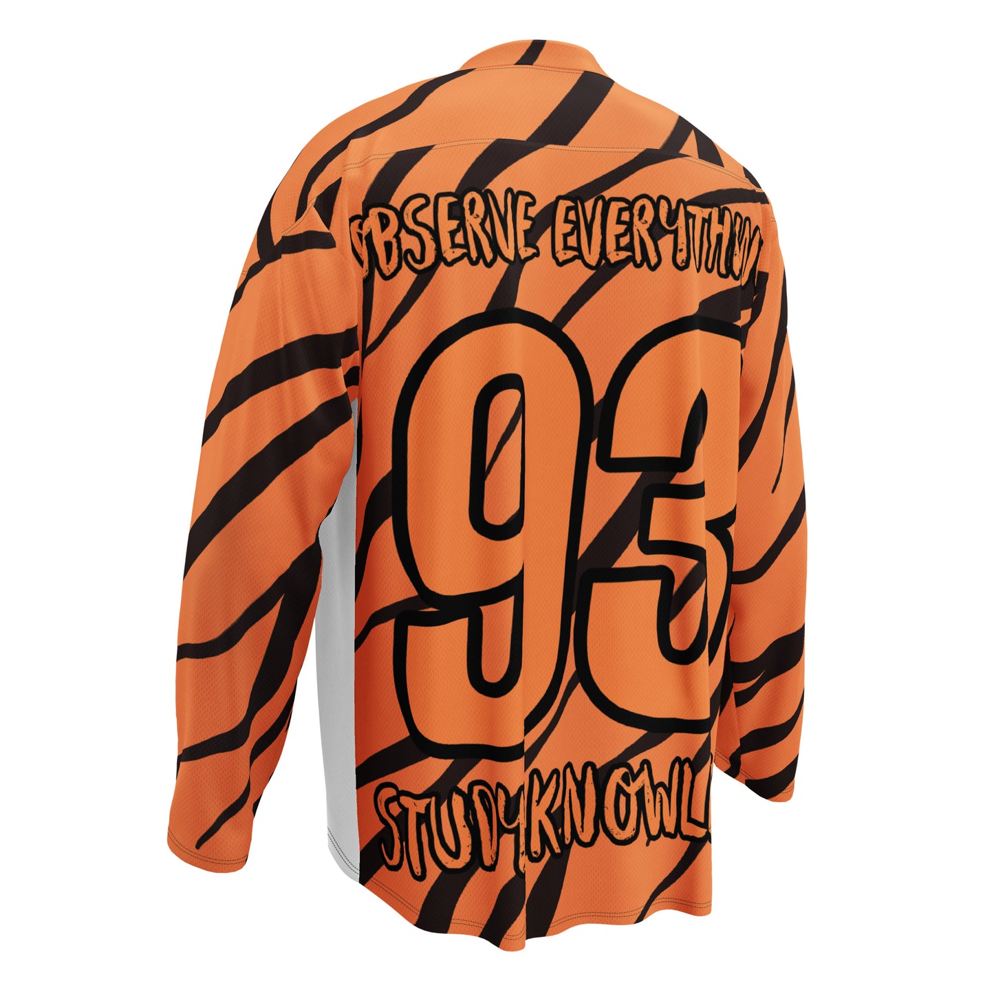 OESK Brand Tiger Style Hockey Jersey
