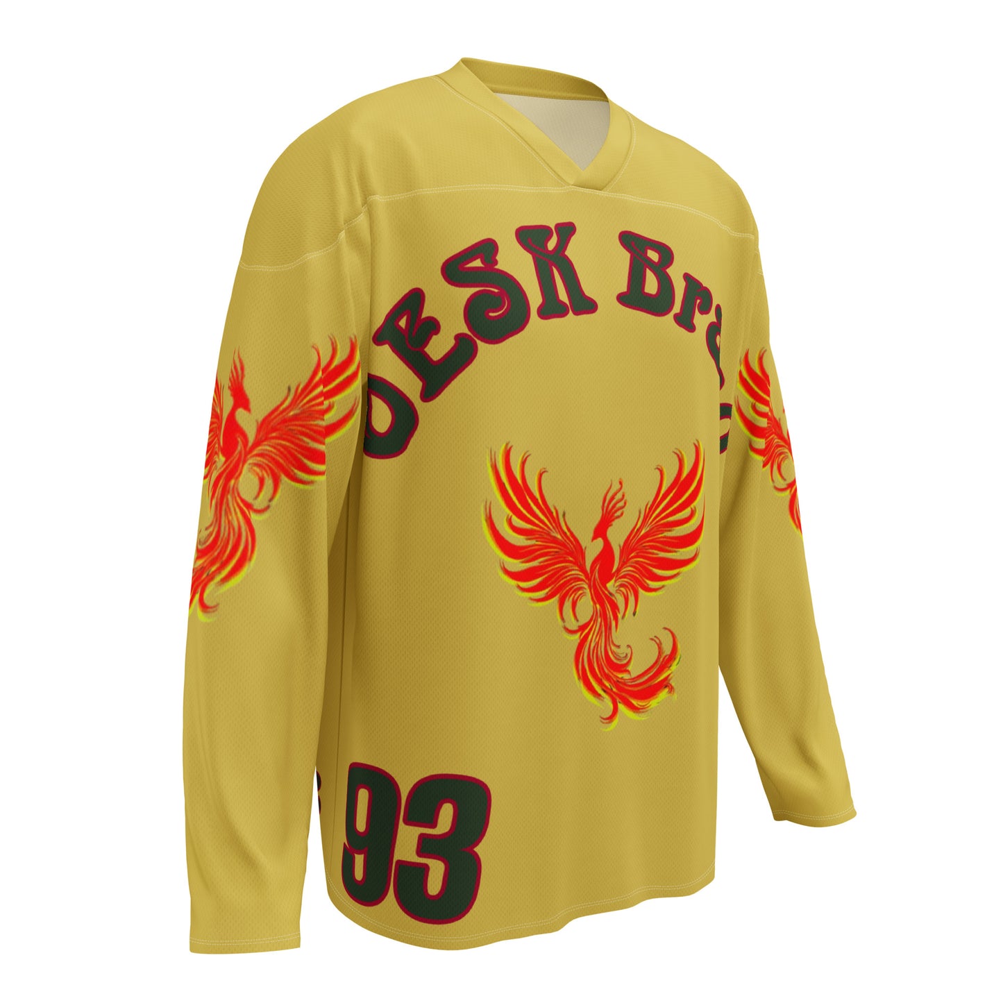 OESK Brand Gold Rush Inverse Hockey Jersey