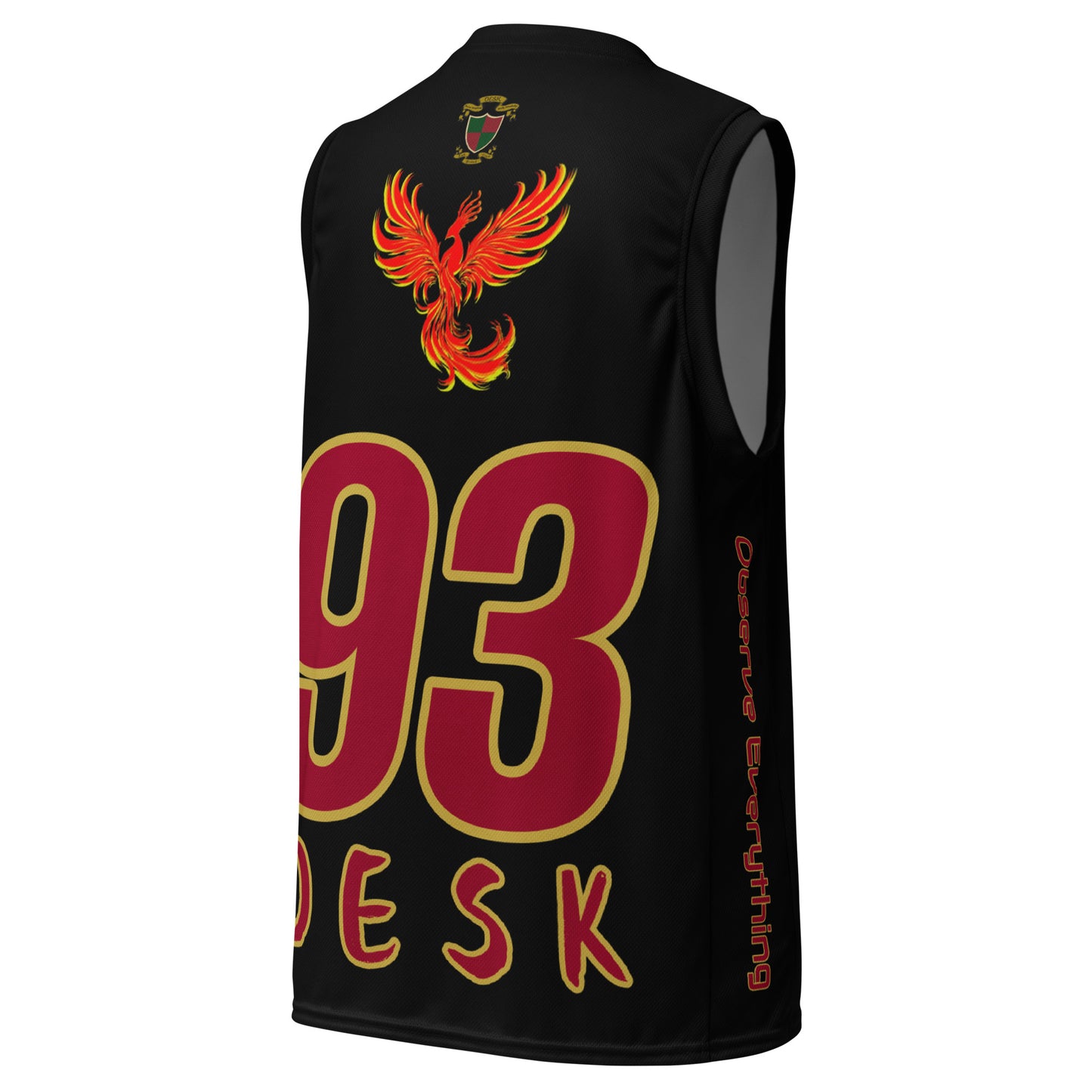 OESK Brand Blackout Basketball Jersey