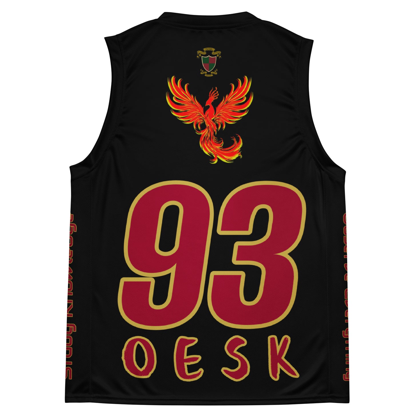 OESK Brand Blackout Basketball Jersey