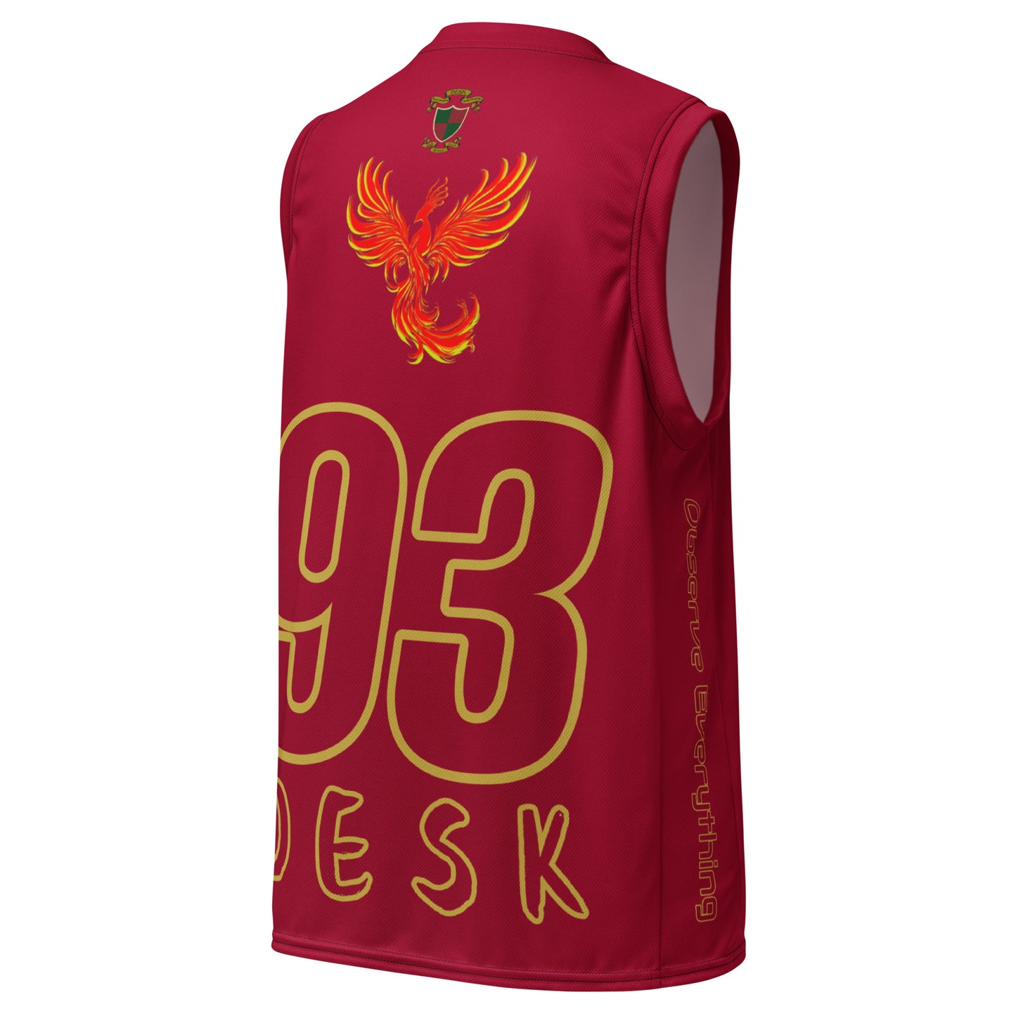 OESK Brand Away Color Rush Basketball Jersey