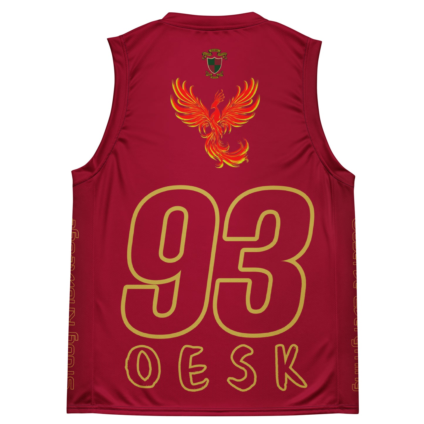 OESK Brand Away Color Rush Basketball Jersey