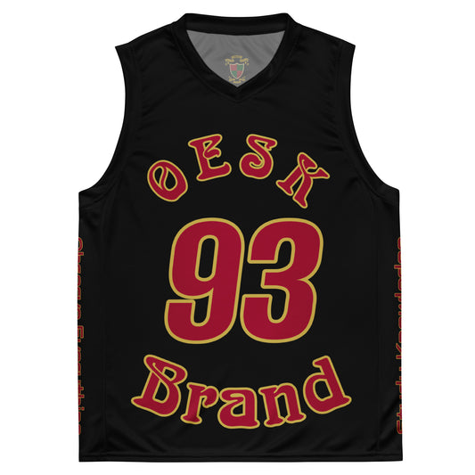 OESK Brand Blackout Basketball Jersey