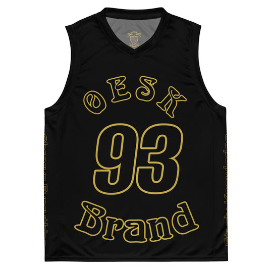 OESK Brand Blackout Color Rush Basketball Jersey