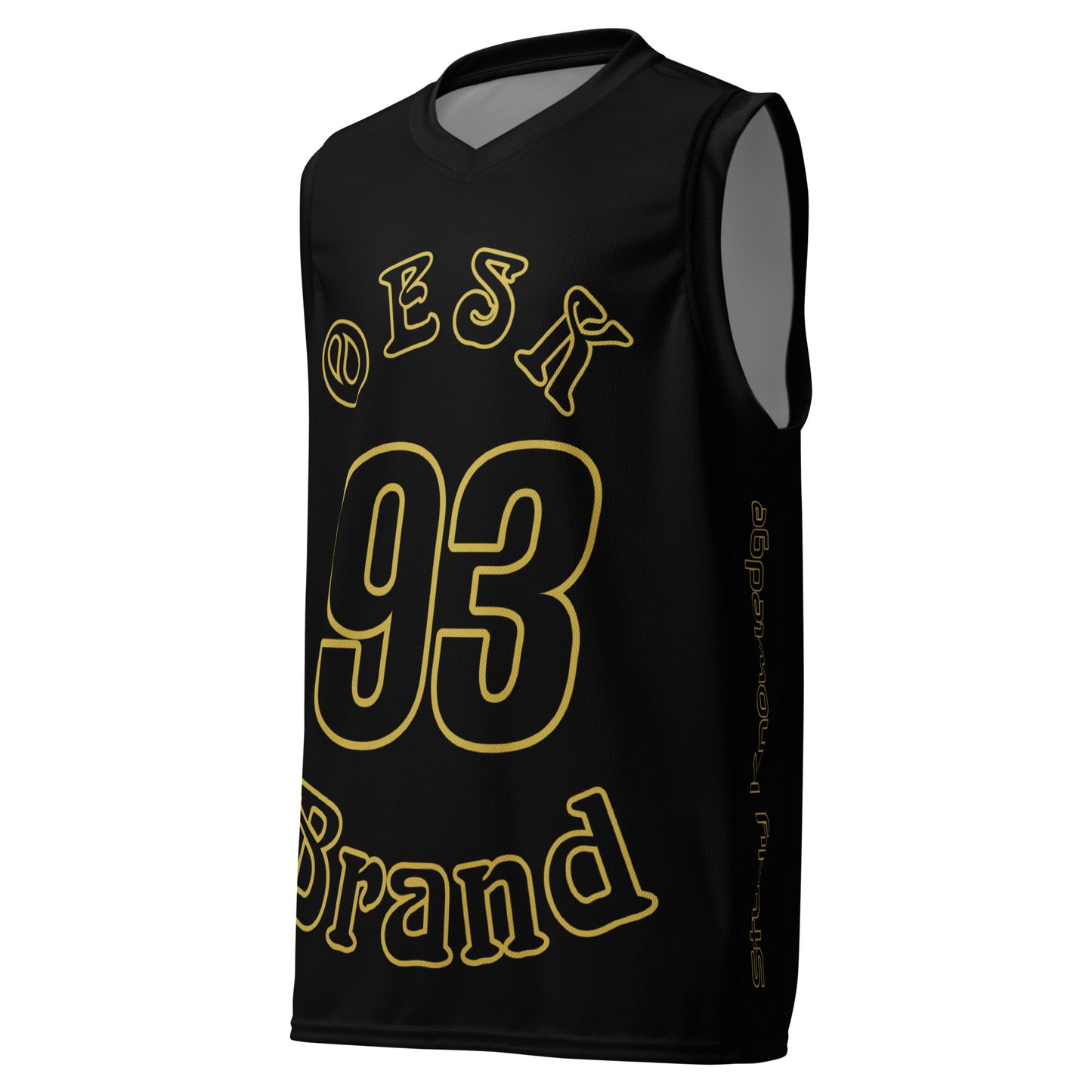 OESK Brand Blackout Color Rush Basketball Jersey