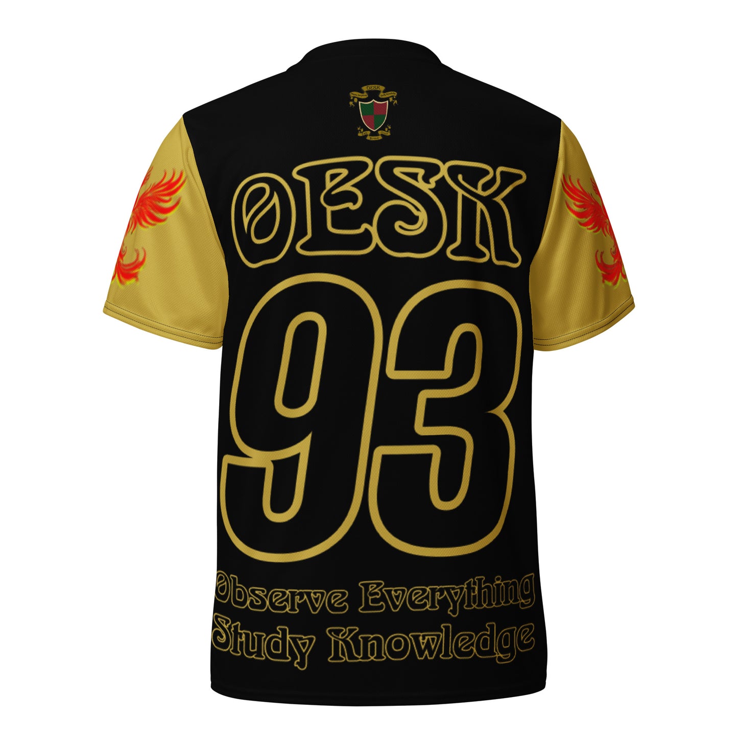 OESK Brand Blackout II Color Rush/“Midas Touch” Sports Jersey