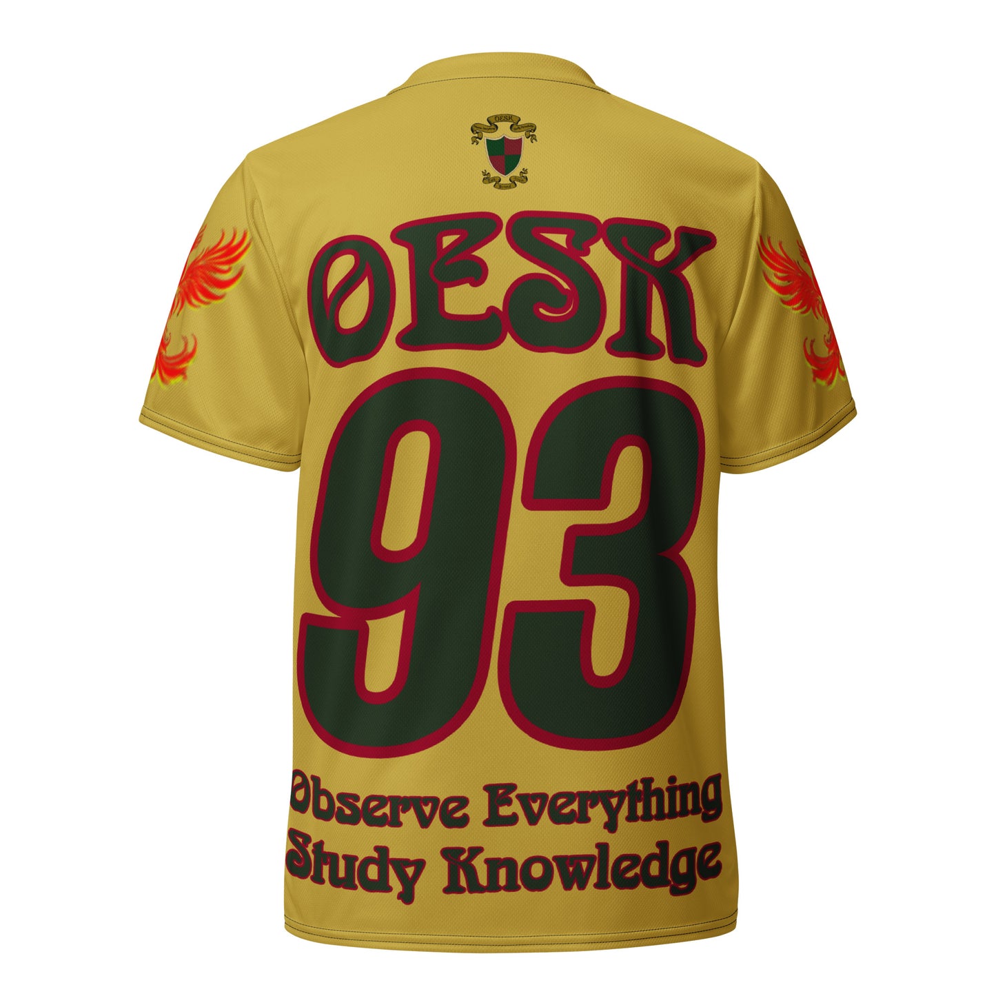 OESK Brand Gold Rush Inverse Sports Jersey