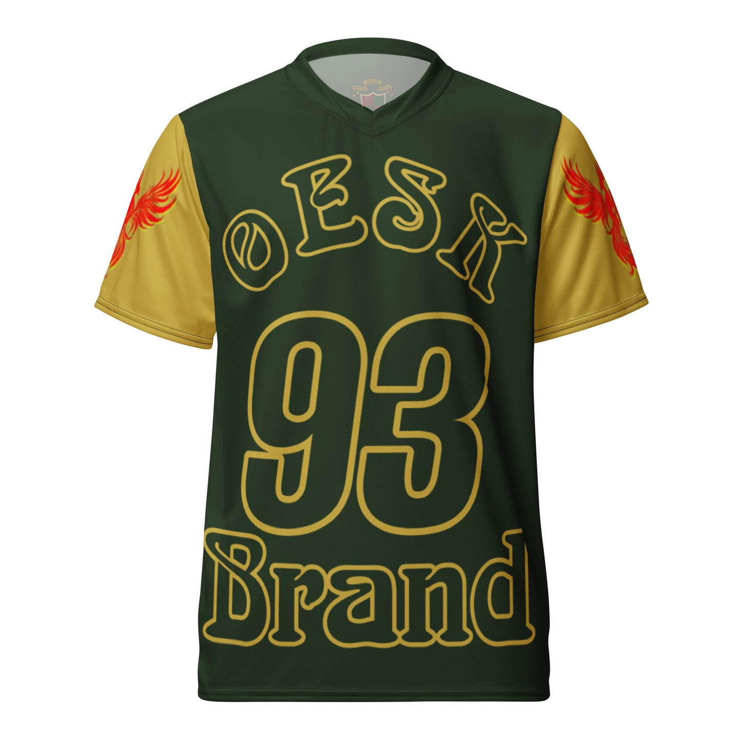 OESK Brand Home Alt. Color Rush/“Midas Touch” Sports Jersey