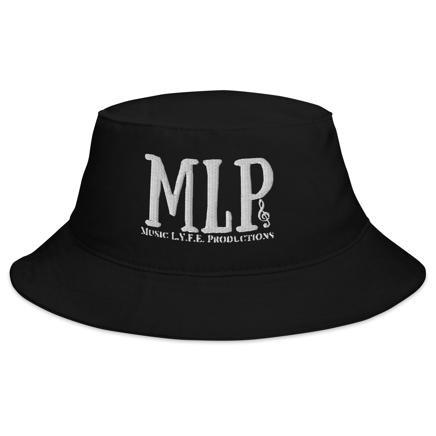 Music L.Y.F.E. Productions White (Bucket Hat)