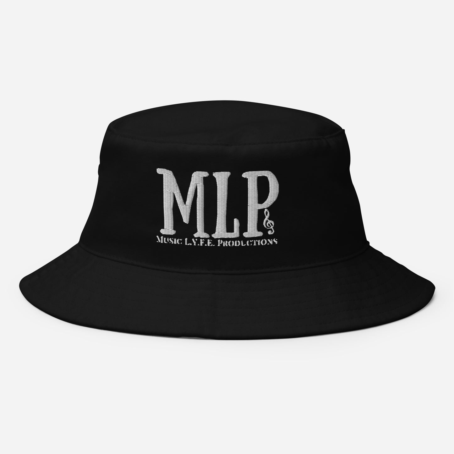 Music L.Y.F.E. Productions White (Bucket Hat)