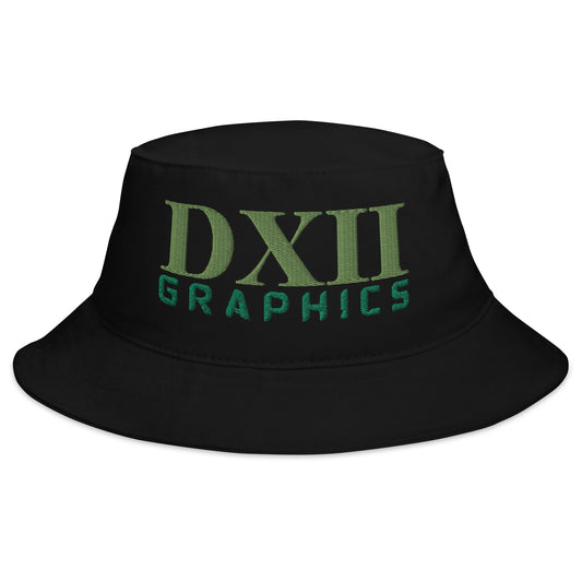 DXII/512 Graphics Kiwi Green/Kelly Green (Bucket Hat)