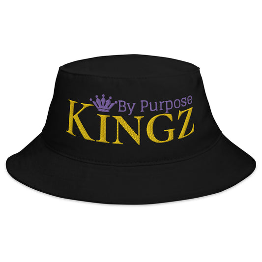 Sombrero de cubo Kingz By Purpose Royal Combo (dorado/púrpura/púrpura)