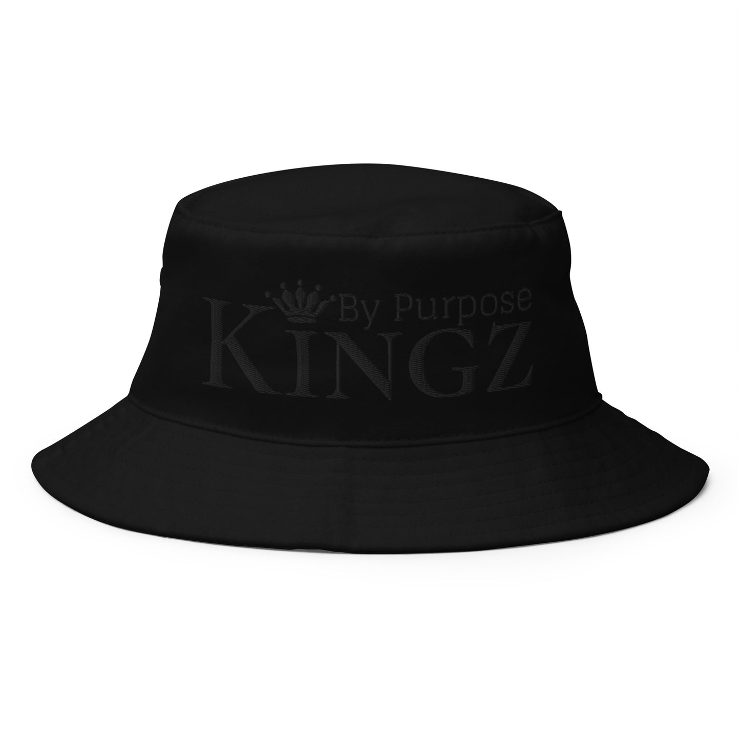 Kingz By Purpose Black Bucket Hat