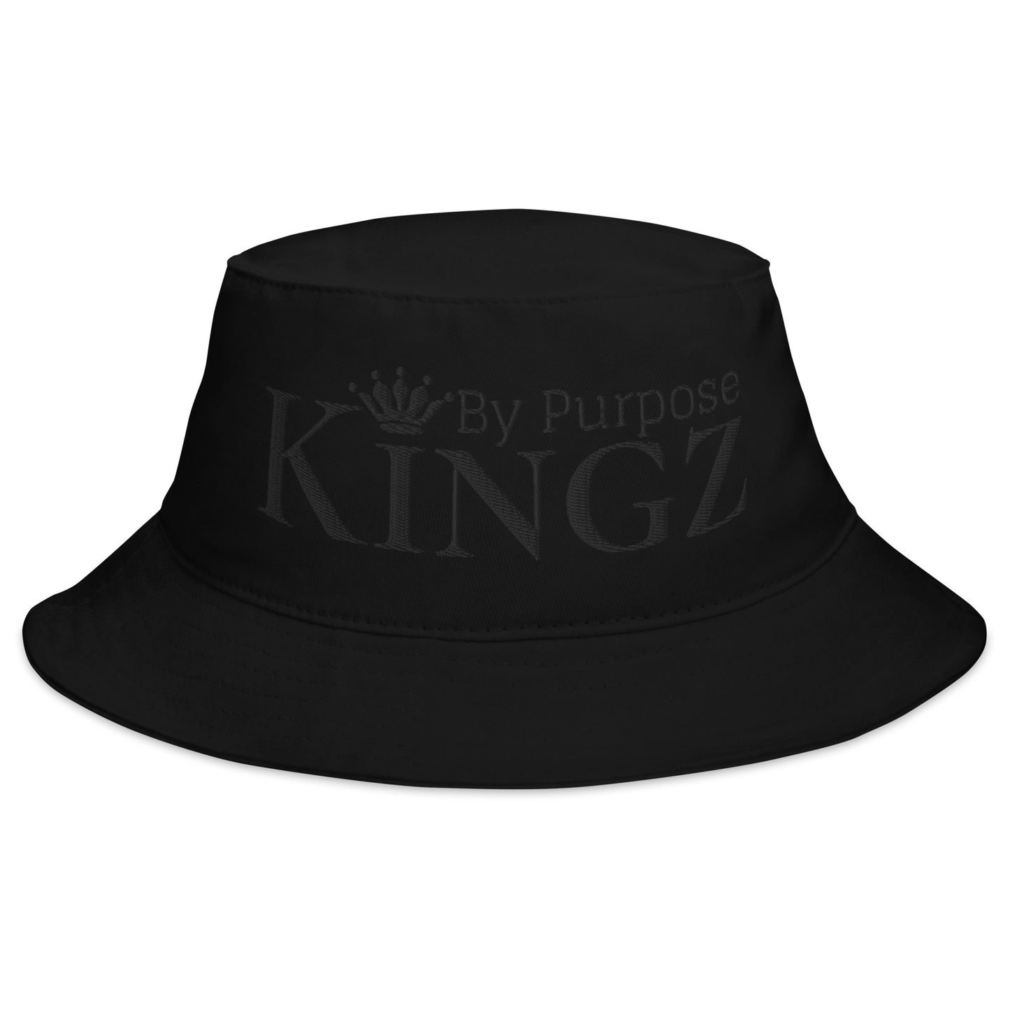 Kingz By Purpose Black Bucket Hat