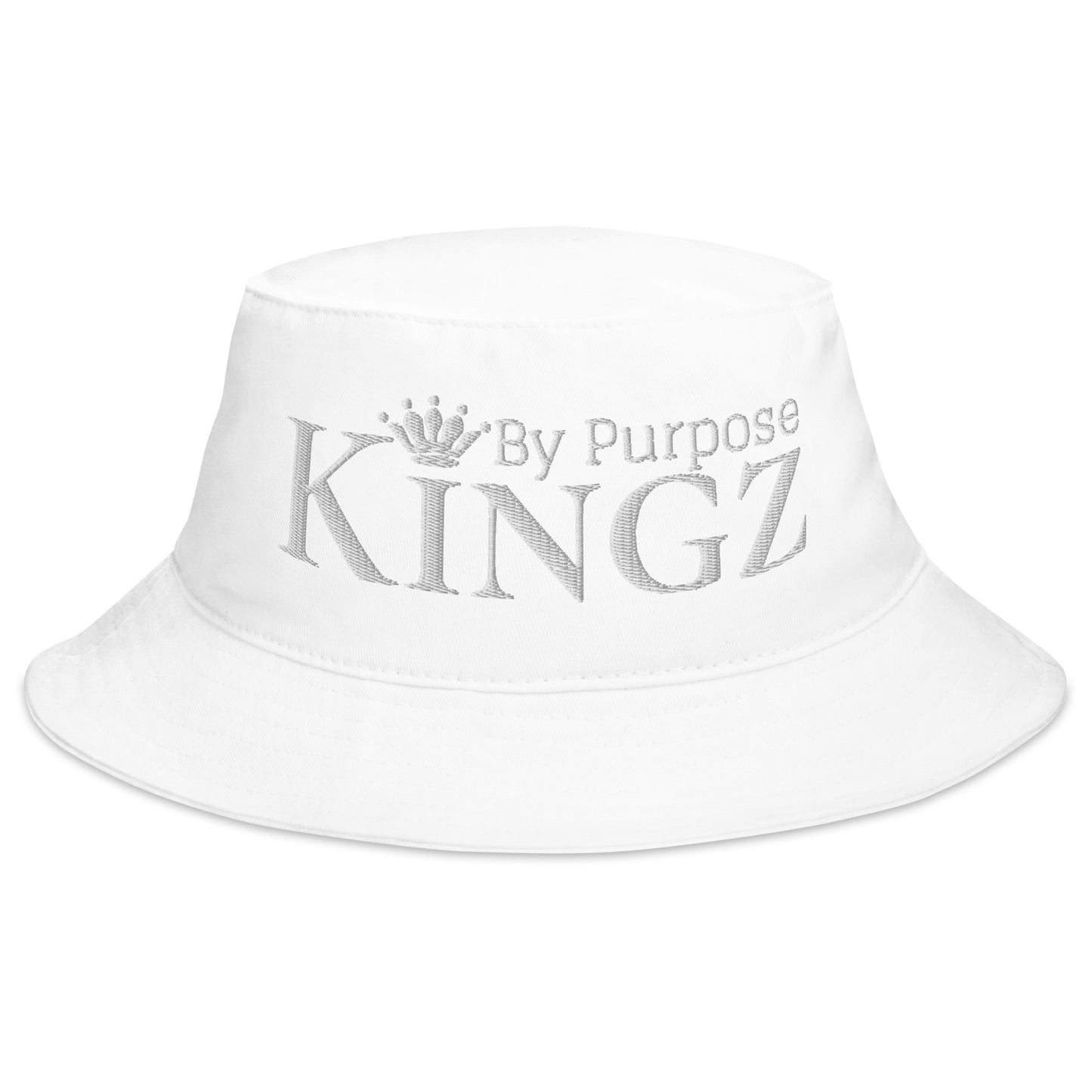 Weißer Anglerhut von Kingz By Purpose