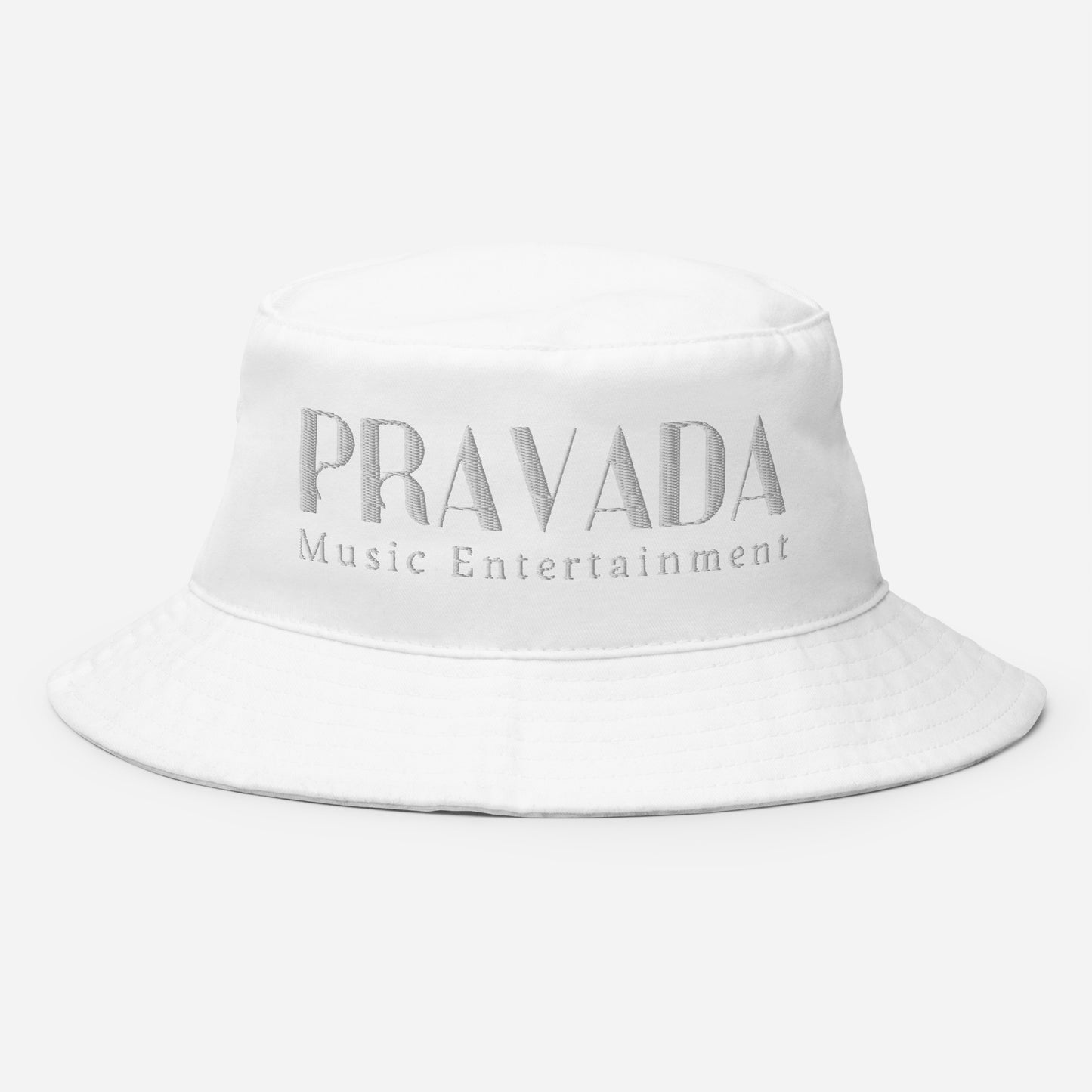 Pravada Music Entertainment White (Bucket Hat)