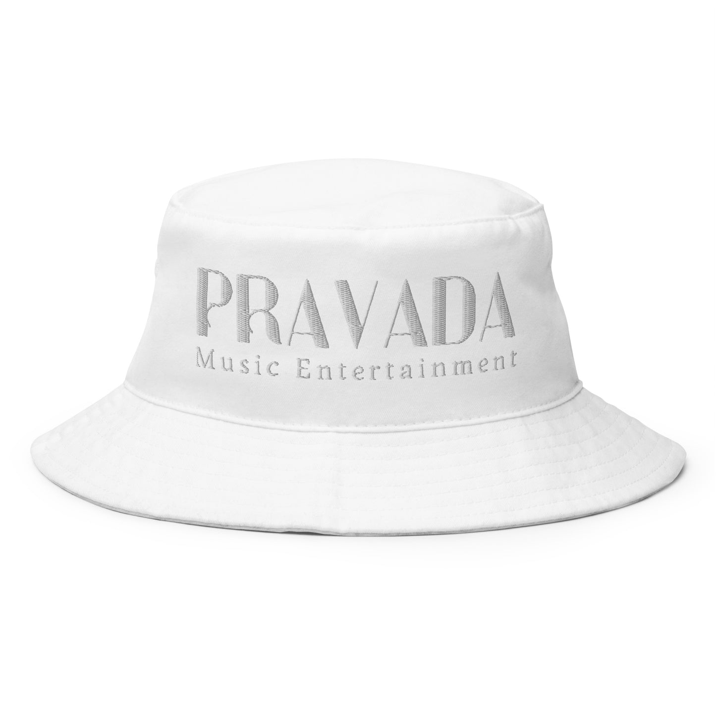 Pravada Music Entertainment White (Bucket Hat)