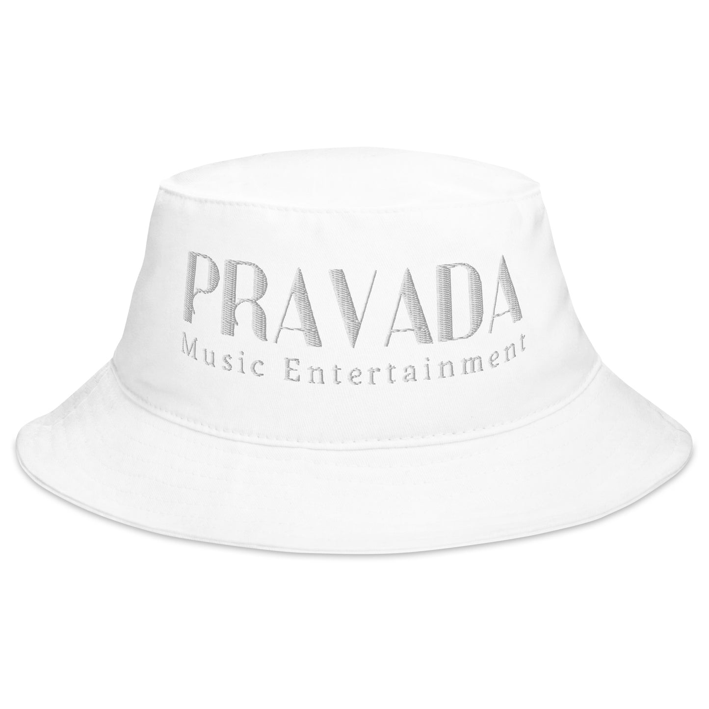 Pravada Music Entertainment White (Bucket Hat)